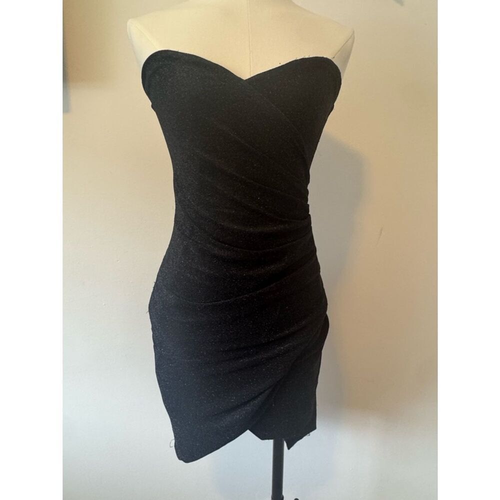Meshki Lurex StraplessโDressโMedium